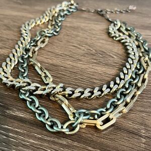 Sabika Folklore 3-Row Chain Necklace - Winter 2015